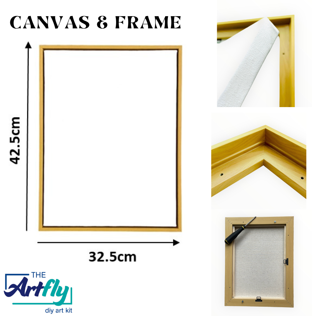 Craft Kits - Stretched Canvas and Frame